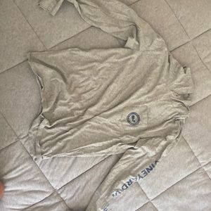 Grey and blue vineyard vines hoodie